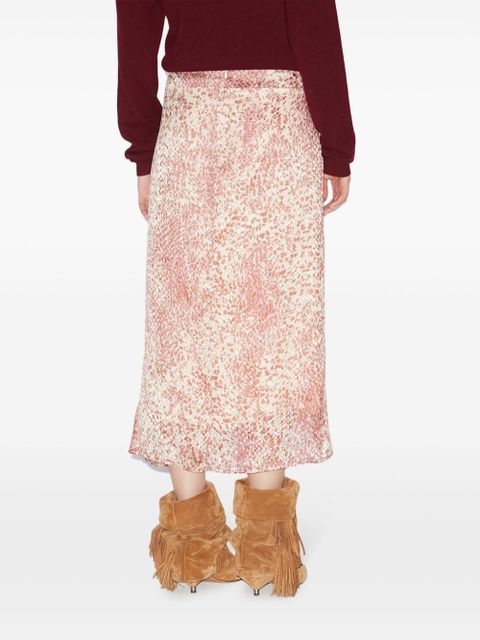 ISABEL MARANT Lisanne midi skirt - Red - zdjęcie produktu nr 2