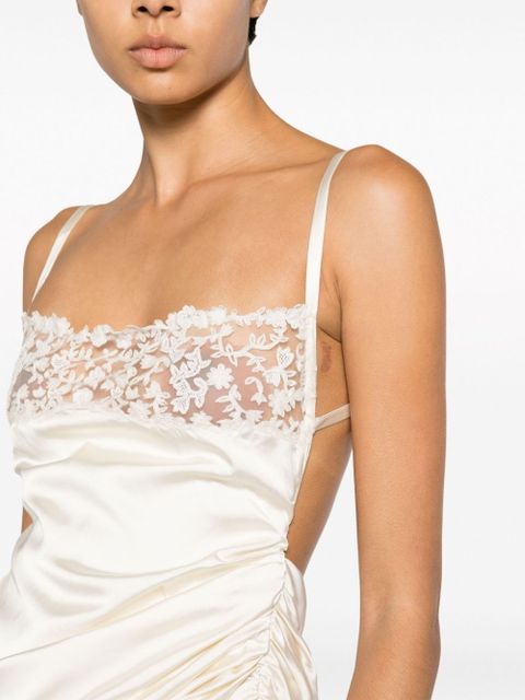 Jacquemus La Saudade asymmetric dress - Neutrals