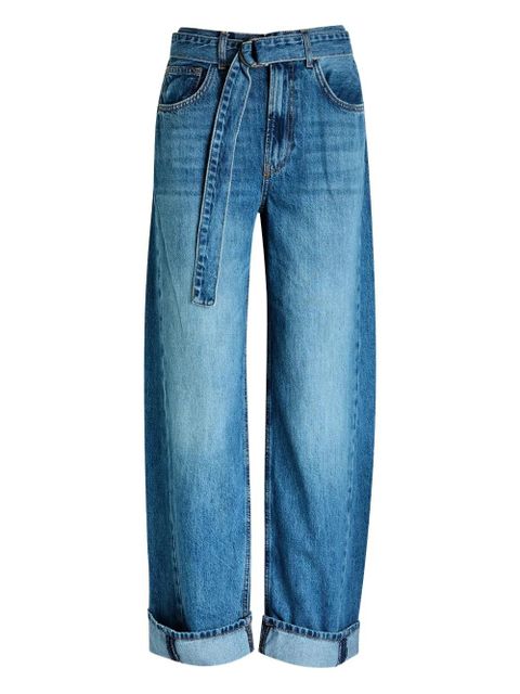 Free People East Bay cuffed jeans - Blue - zdjęcie produktu nr 1