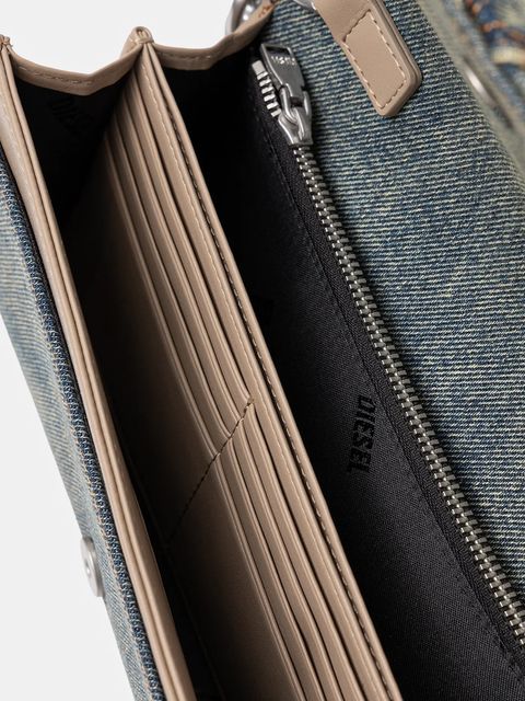 Diesel portfel CHARM-D CHARM-D damski kolor niebieski X10281.P5570