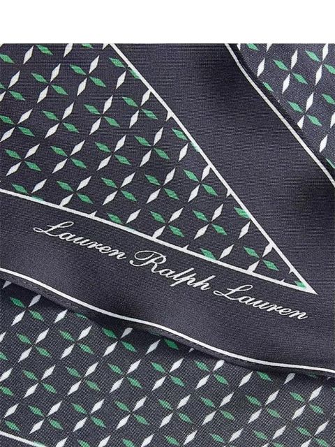 Lauren Ralph Lauren geometric printed scarf - Blue - zdjęcie produktu nr 2