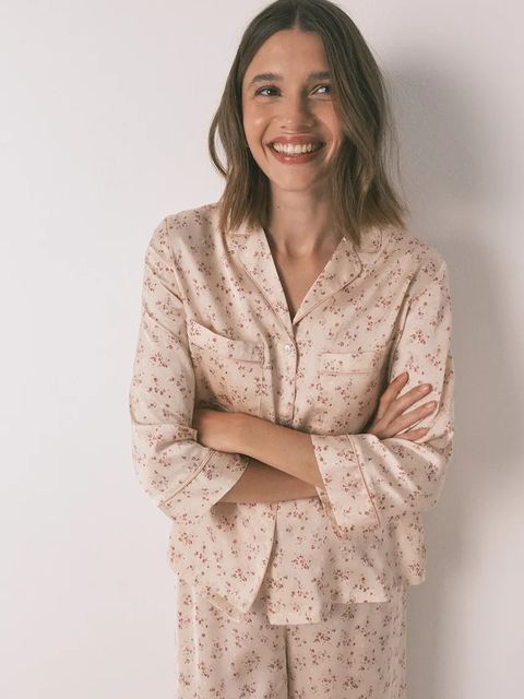 women'secret piżama damska kolor różowy satynowa 2542462 - zdjęcie produktu nr 2