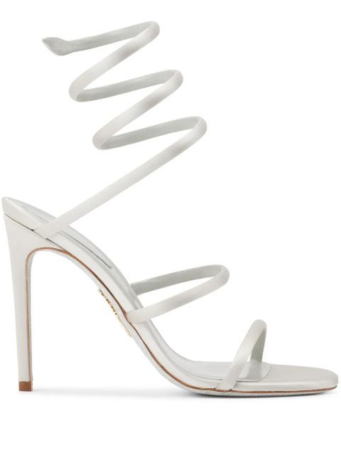 René Caovilla Cleo satin sandals - Grey - zdjęcie produktu nr 1