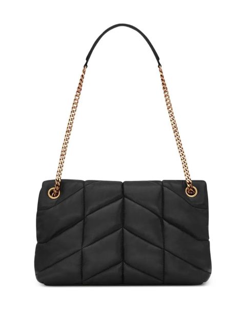 Saint Laurent small monogram puffer shoulder bag - Black - zdjęcie produktu nr 2