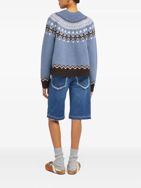 Alanui Sweet Winter wool sweater - Blue