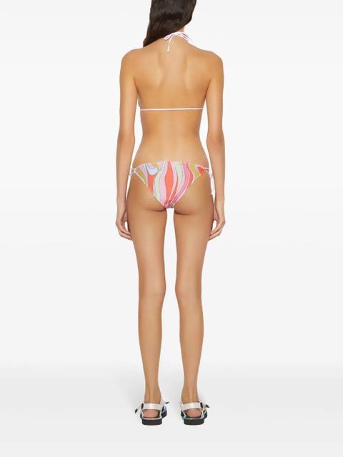 PUCCI Marmo-print bikini bottoms - Pink