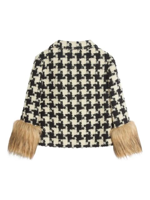 Valentino Garavani houndstooth tweed jacket - Neutrals