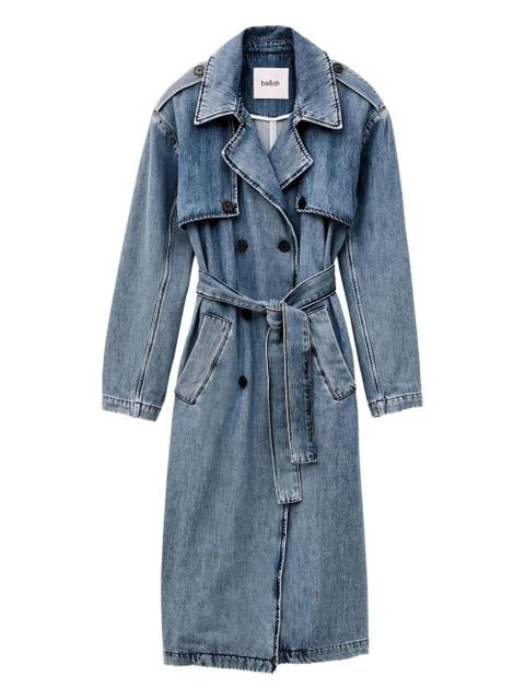 Ba&Sh Tresca belted double-breasted coat - Blue - zdjęcie produktu nr 1