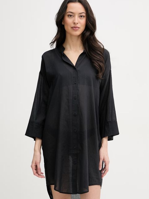 United Colors of Benetton sukienka koszulowa bawełniana - zdjęcie produktu nr 1