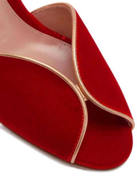 Gianvito Rossi 70 cutout trim sandals - Red
