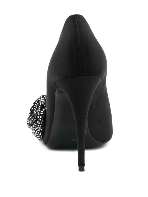 Magda Butrym crystal-embellished stiletto heeled pumps - Black - zdjęcie produktu nr 2