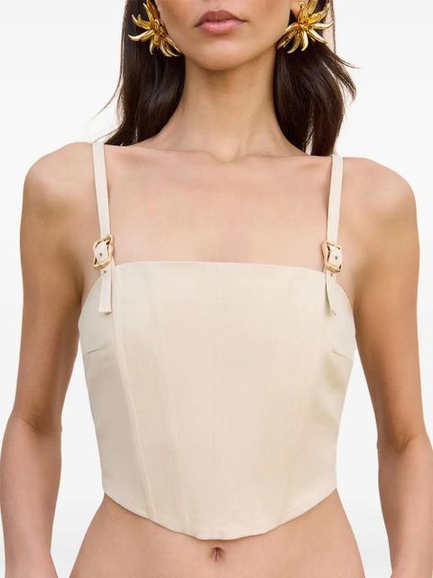 Cult Gaia Loren crop top - Neutrals - zdjęcie produktu nr 1