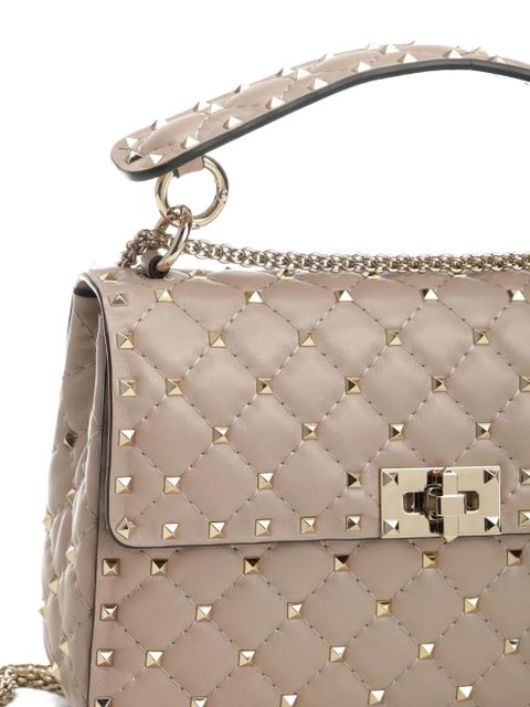 Valentino Garavani medium Rockstud Spike shoulder bag - Neutrals
