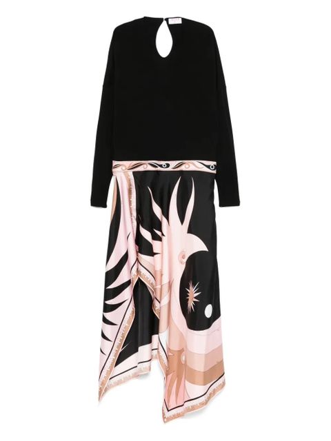 PUCCI Stella print dress - Black