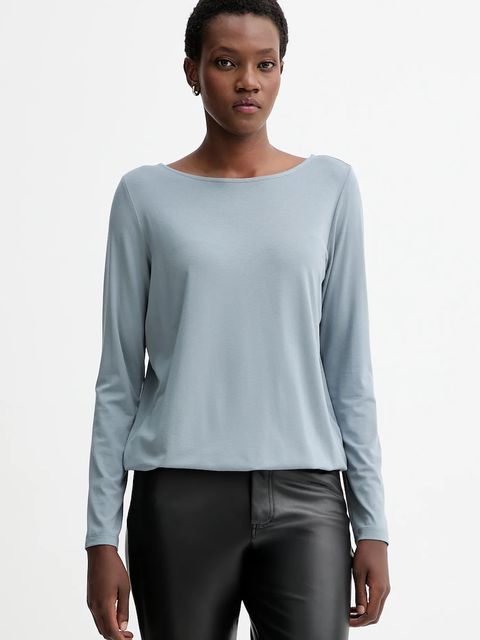 Marc O'Polo longsleeve kolor niebieski 511205252697 - zdjęcie produktu nr 1