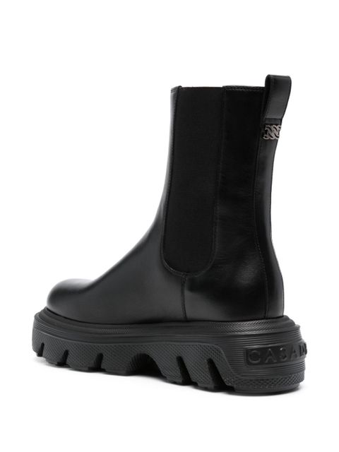 Casadei 60mm leather ankle boots - Black