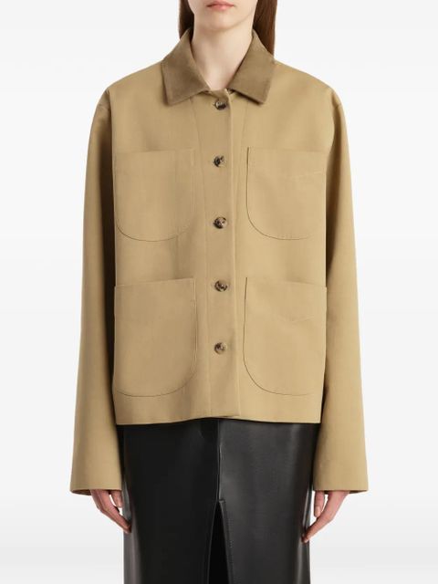KHAITE pockets front jacket - Neutrals