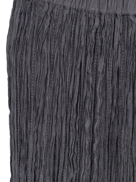 Alysi elasticated wrinkled skirt - Grey