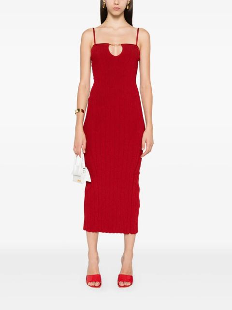 Jacquemus La Robe Sierra midi dress - Red