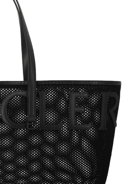 Moncler logo detail shopper tote bag - Black - zdjęcie produktu nr 2
