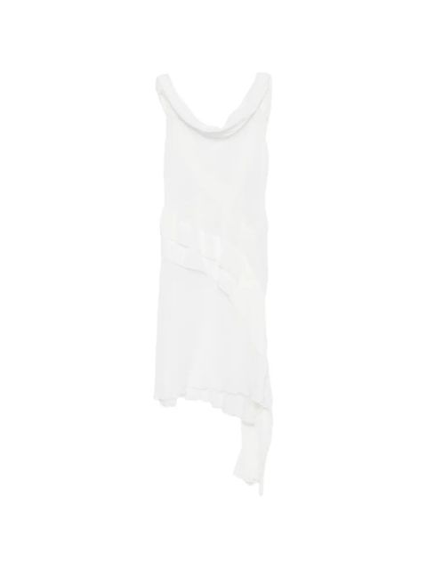 Gimaguas Boa asymmetrical dress - White - zdjęcie produktu nr 1