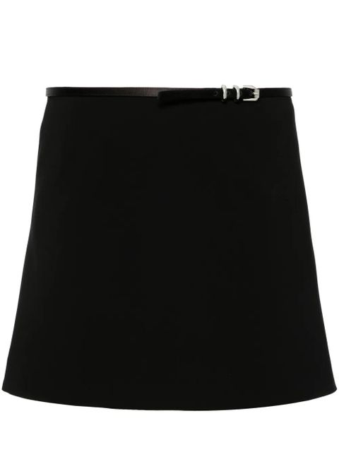 Givenchy belted wrap miniskirt - Black - zdjęcie produktu nr 1