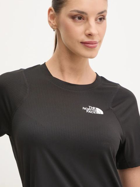 The North Face t-shirt sportowy Lightbright kolor czarny NF0A8BNTJK31