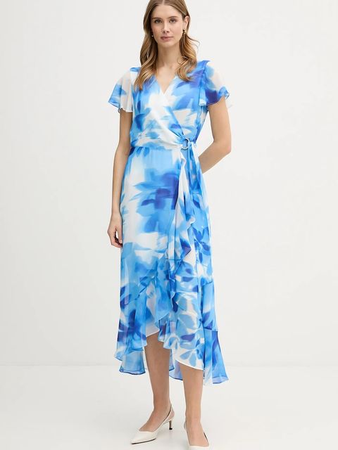 Joseph Ribkoff sukienka kolor niebieski maxi rozkloszowana 261739 - zdjęcie produktu nr 1