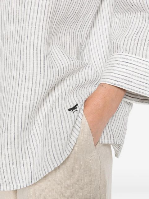 Weekend Max Mara Panetto striped-pattern shirt - White