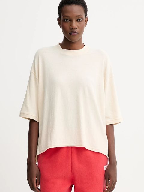 American Vintage t-shirt damski kolor beżowy UDA02A - zdjęcie produktu nr 1