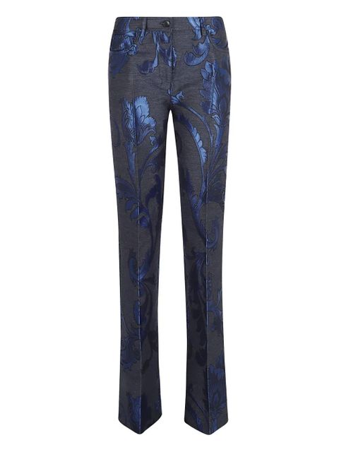 ETRO damask-print jeans - Blue - zdjęcie produktu nr 1