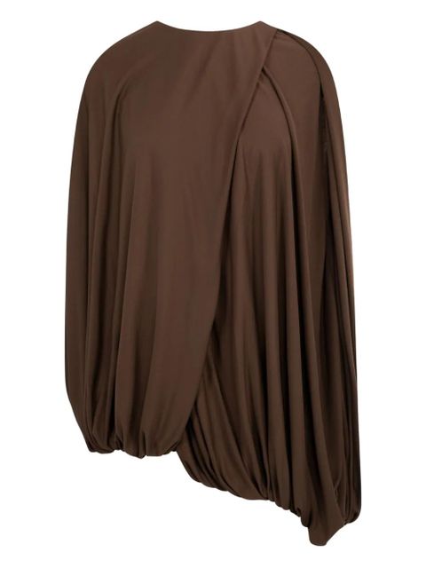 LOEWE draped blouse - Brown - zdjęcie produktu nr 1