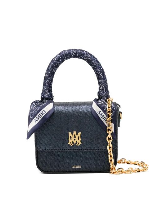 AMIRI scarf-handle tote bag - Blue - zdjęcie produktu nr 1