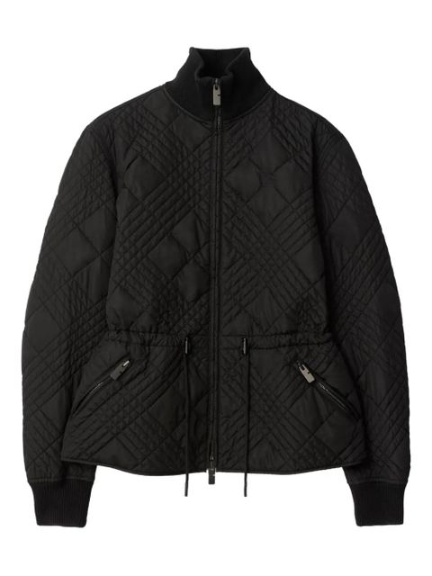 Burberry check-stitching jacket - Black - zdjęcie produktu nr 1