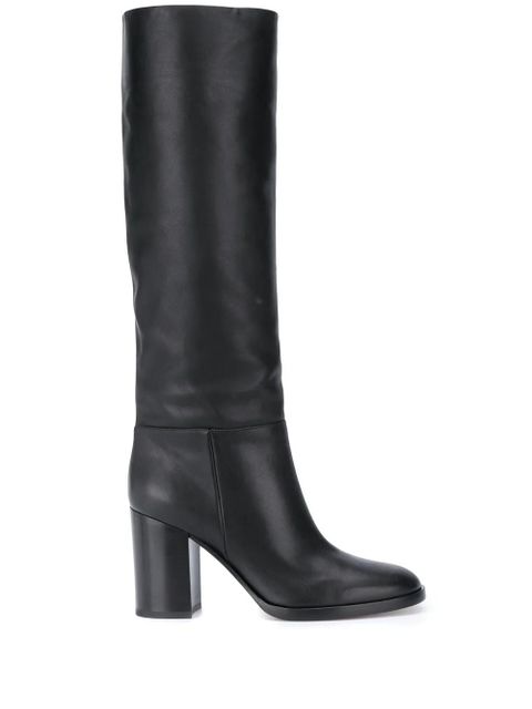 Gianvito Rossi Santiago 85mm knee-high boots - Black - zdjęcie produktu nr 1