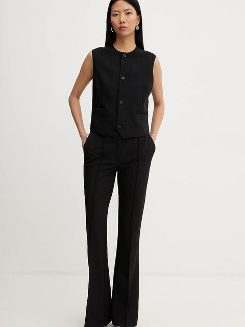 G-Star kamizelka kolor czarny jednorzędowa D27333-E276