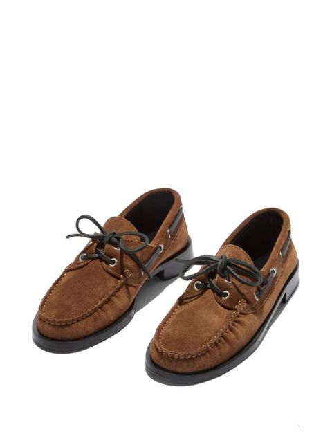 Aeyde Harris lace-up loafers - Brown - zdjęcie produktu nr 2