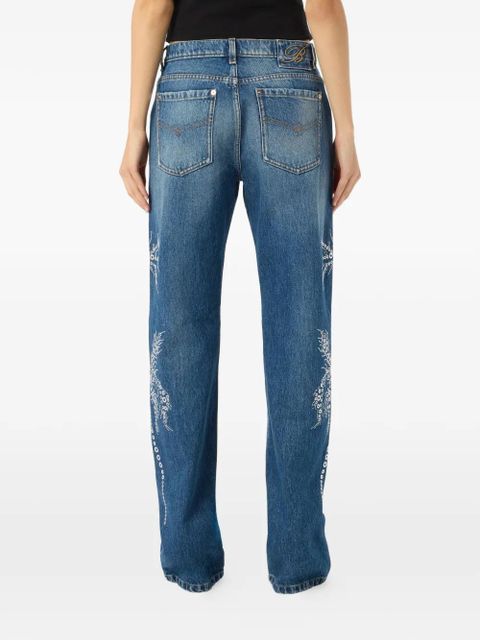 Blumarine stud-embellishment jeans - Blue