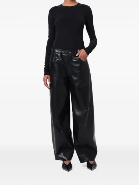 AGOLDE Twist trousers - Black