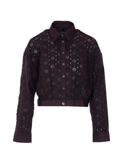PINKO broderie anglaise shirt - Brown - zdjęcie produktu nr 1