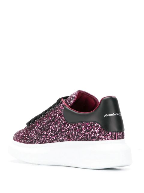Alexander McQueen sequinned Runway sneakers - Pink