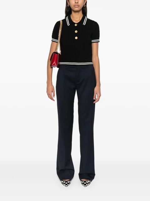 Alessandra Rich lightweight trousers - Blue - zdjęcie produktu nr 2