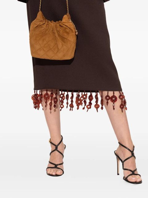 Tory Burch small chain-strap tote bag - Brown