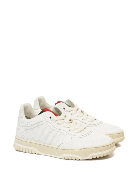 Gucci Re-Web leather sneakers - White - zdjęcie produktu nr 2