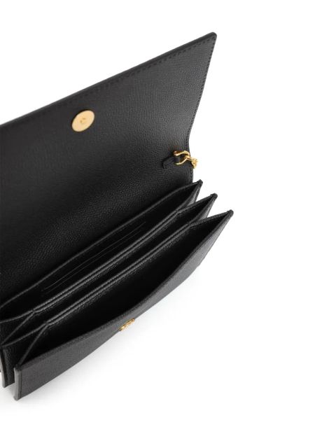 Valentino Garavani logo-plaque chain-strap bag - Black