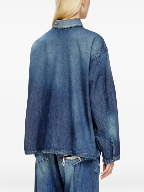 Diesel Henley buttoned shirt - Blue