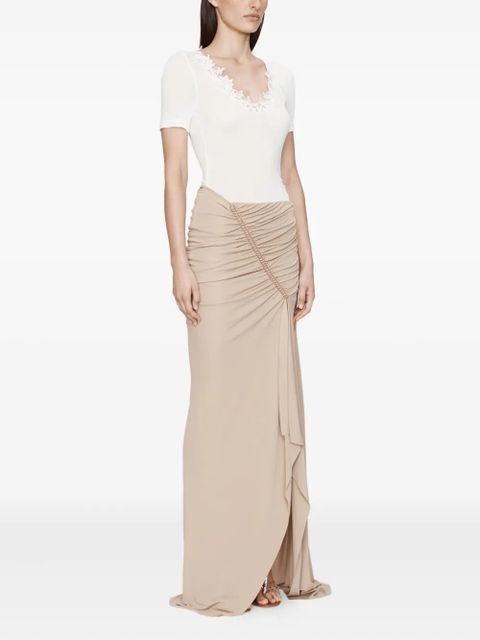 Christopher Esber Shibari ruched maxi skirt - Neutrals - zdjęcie produktu nr 2