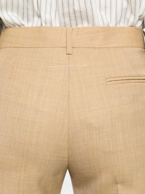 MM6 Maison Margiela slit-cuff tailored trousers - Neutrals