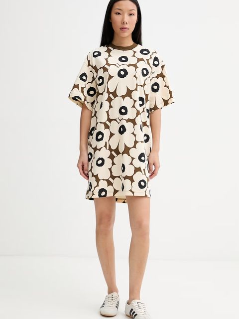 Marimekko sukienka oversize bawełniana - zdjęcie produktu nr 1