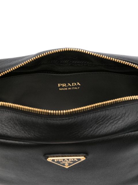 Prada triangle-logo shoulder bag - Black - zdjęcie produktu nr 2